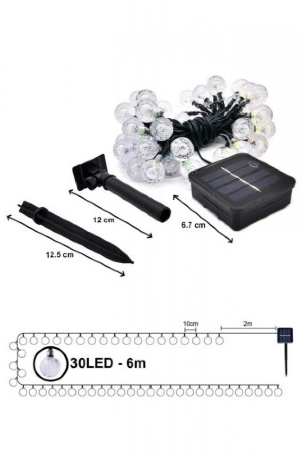 Dekoratif Bahçe Lambası 6 Metre