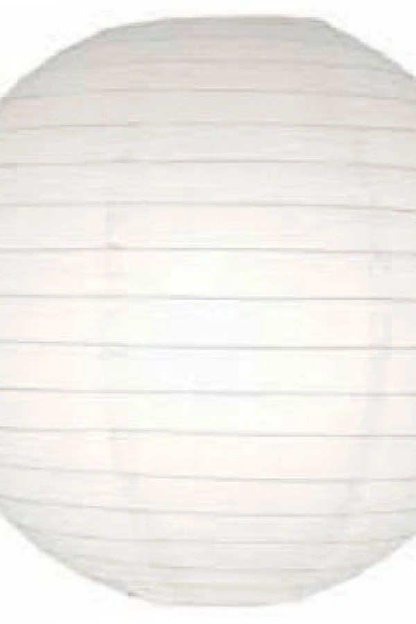 Dekoratif Çin Feneri – Kağıt Lamba - Beyaz - DEV BOY