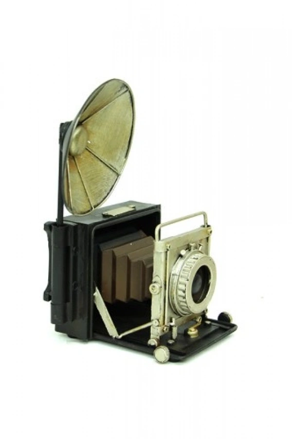 Dekoratif El Yapımı Fotoğraf Makinesi