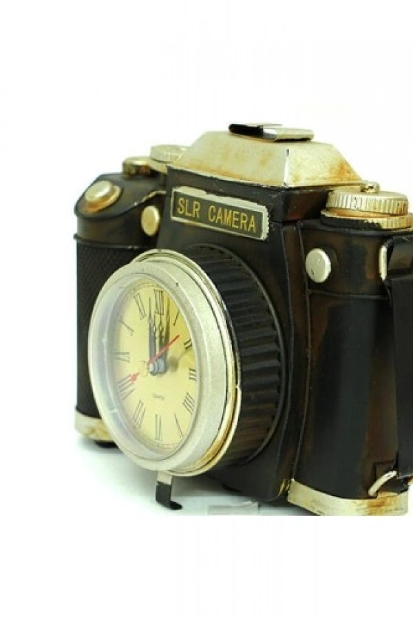 Dekoratif Fotoğraf Makinesi Saat