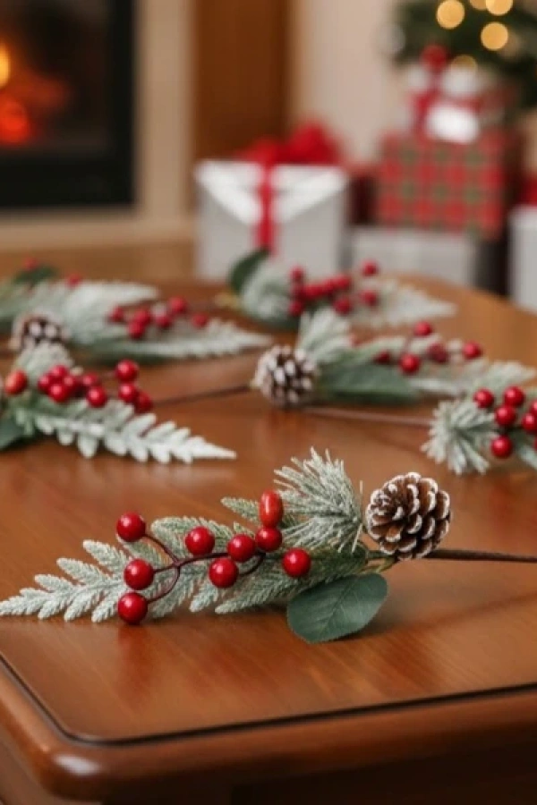 Dekoratif Kozalaklı Yapay Kokina