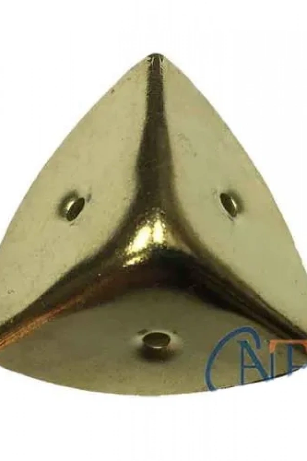 Dekoratif, Kutu, Sandık Köşesi - 45x28 mm, Büyük, Sarı, 100 Adet