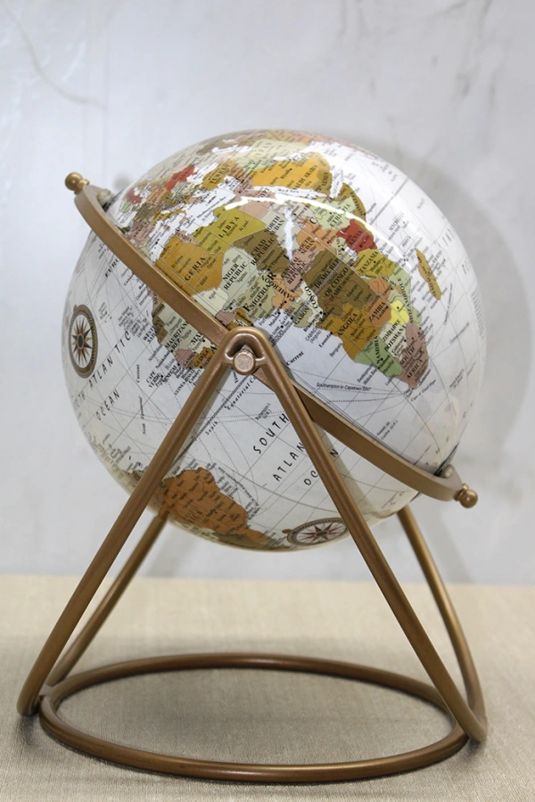 Dekoratif Metal Standlı Dünya Küre - Model 4