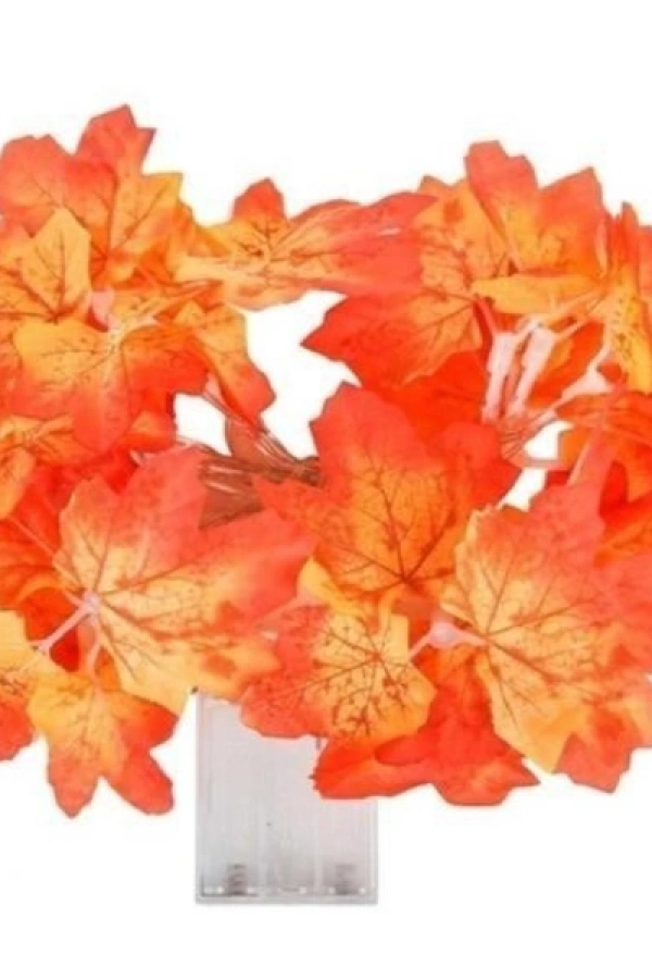 Dekoratif Sonbahar Yapraklı Şerit LED Işık