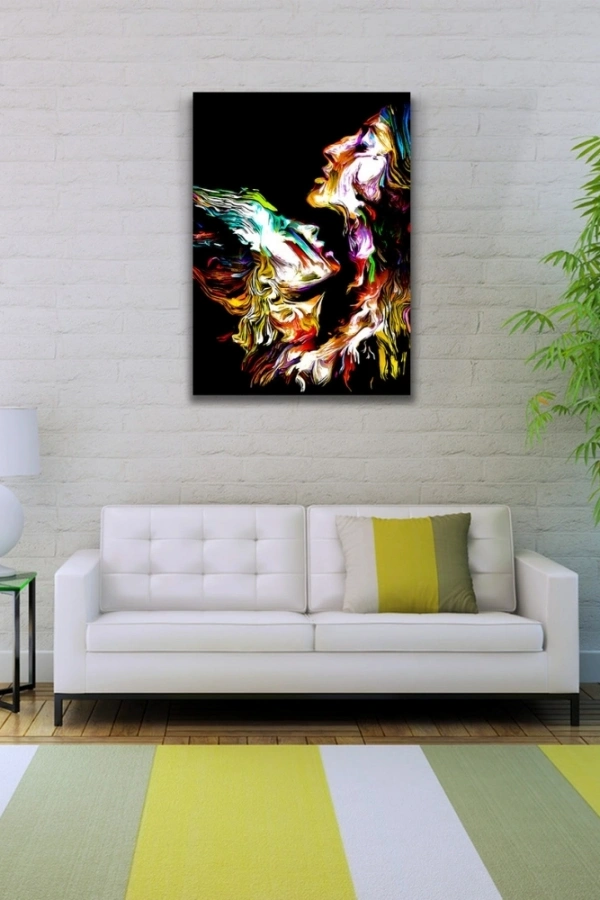 Dekoratif , Soyut , Renkli  Kanvas Tablo 50 x 70