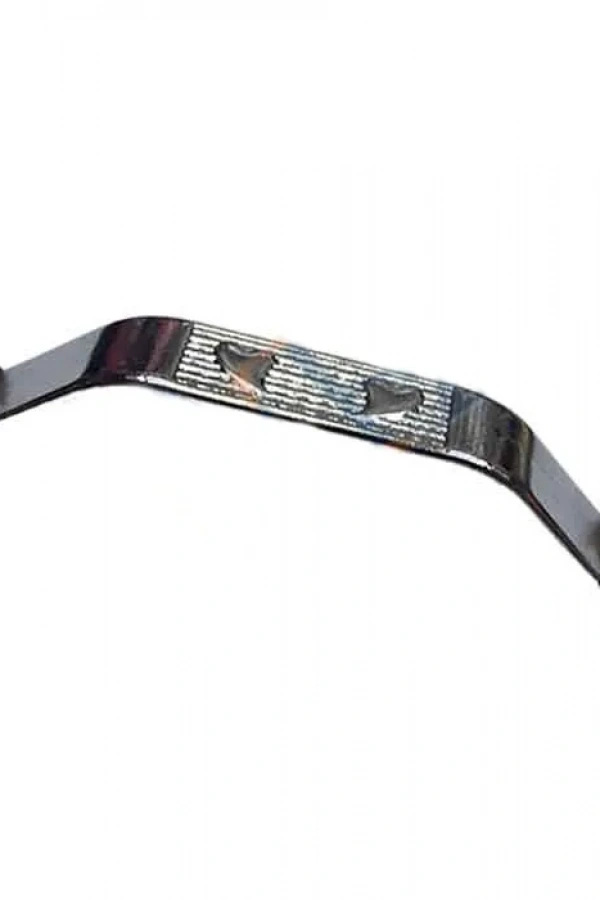 Dekoratif Zamak Kulp Dıştan - 64mm, Nikel, 100 Adet