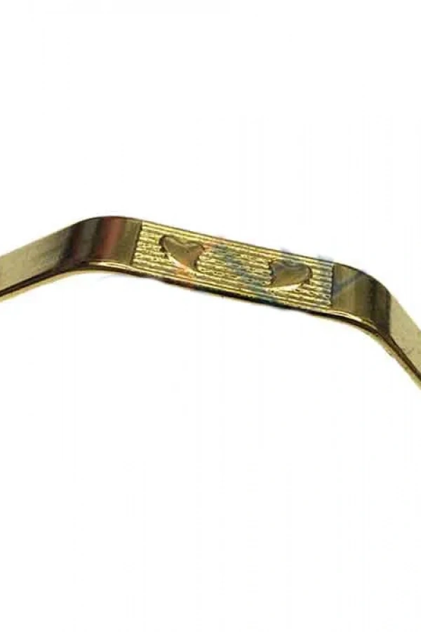 Dekoratif Zamak Kulp Dıştan - 64mm, Sarı, 100 Adet