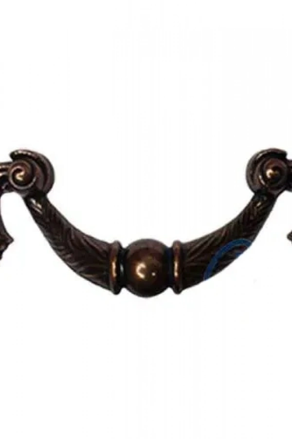 Dekoratif Zamak Üzümlü Kulp - 64mm, Eskitme, 1 Adet
