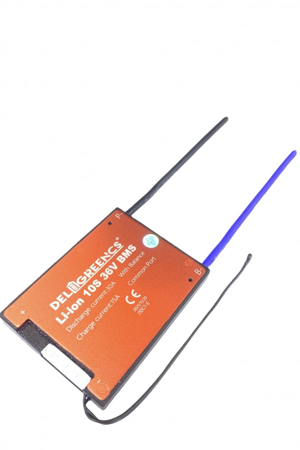 Deligreencs - 10S 30A  LI-ION BMS KARTI SENSÖRLÜ ORTAK PORT