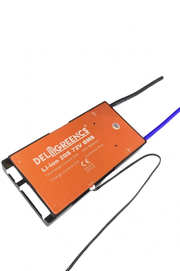 20S 50A Li-Ion Bms Karti Sensörlü Ortak Port