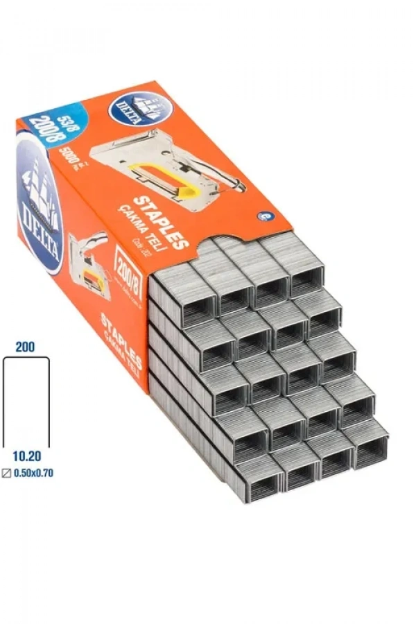 Delta 200/8 Zımba Teli 5000 Adet