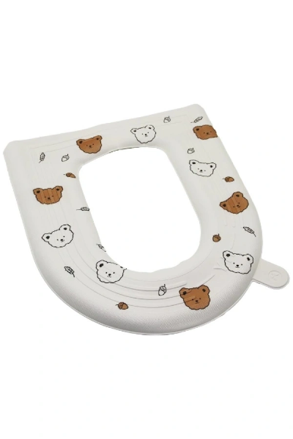 Desenli Klozet Oturak Kılıfı