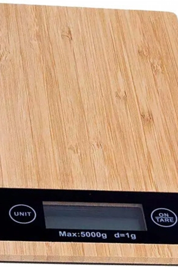 DİJİTAL BAMBU MUTFAK TERAZİ 5KG TF-1007