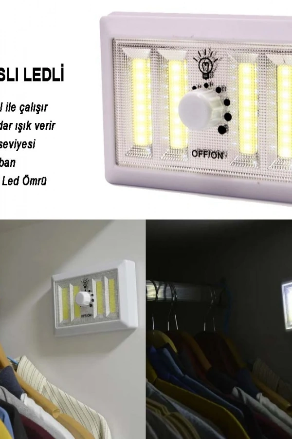 Dimmerli Işık Seviyesi Ayarlanabilir Ledli Lamba Wt-383