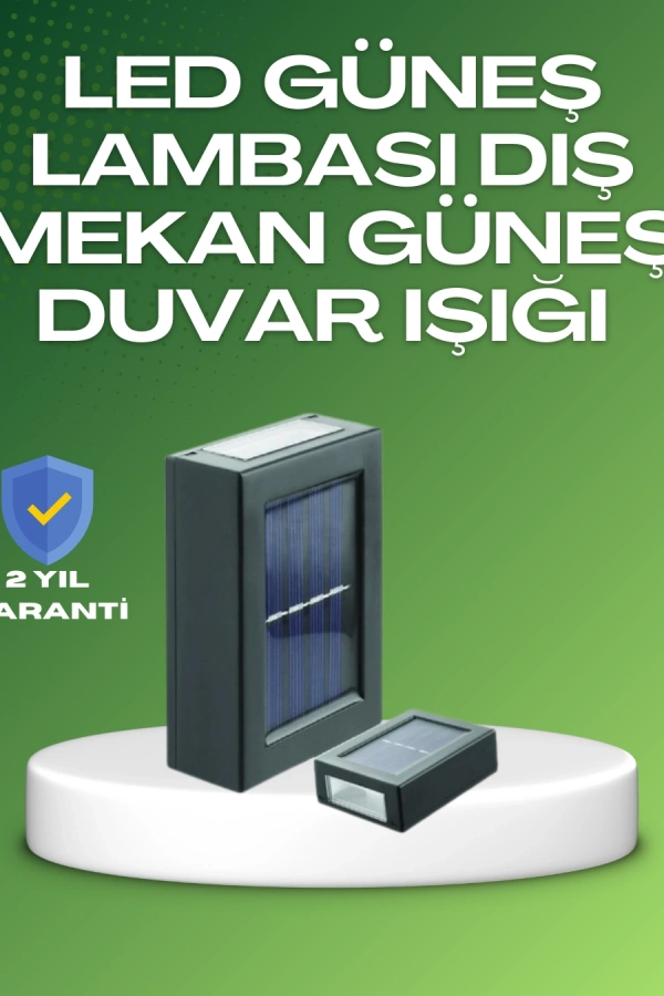 Dış Mekan Güneş Paneli ile Aydınlatma Lambası