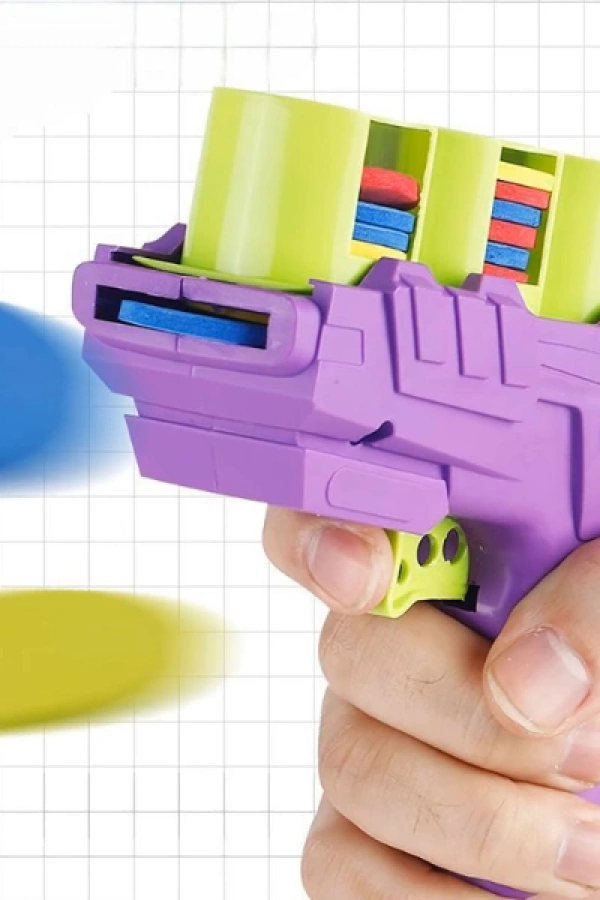 Disk Atan Oyuncak Tabanca