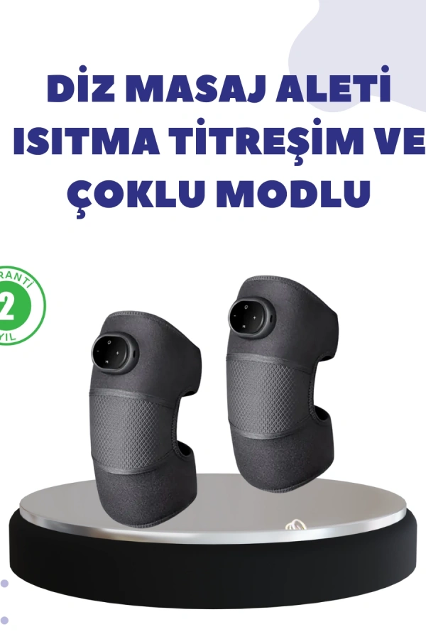 Diz ve Dirsek İçin Isıtmalı Masaj Dizlik Aparatı