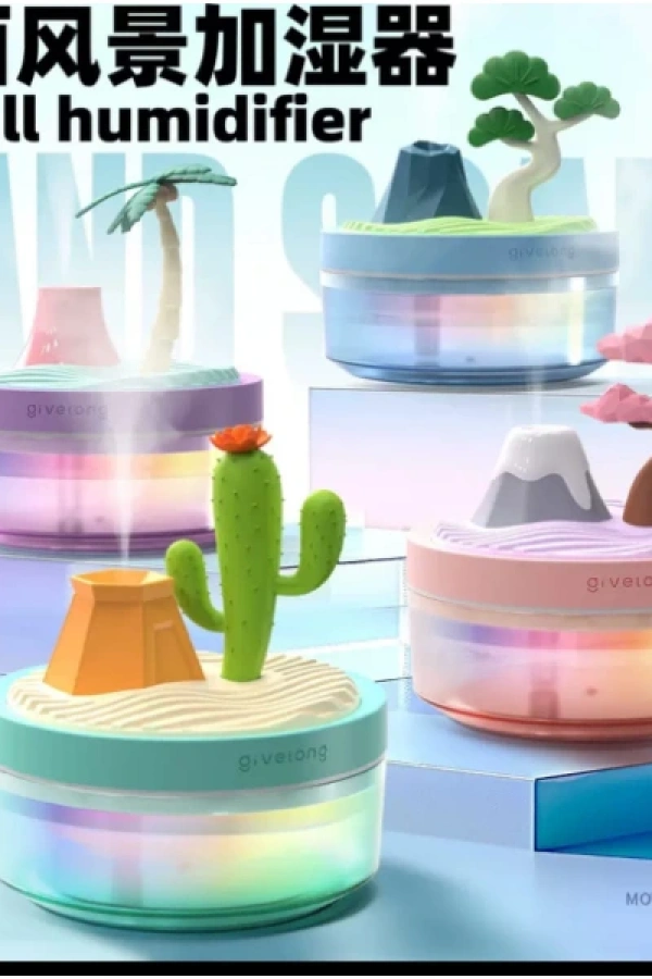 Doğa Temalı Mini Nemlendirici