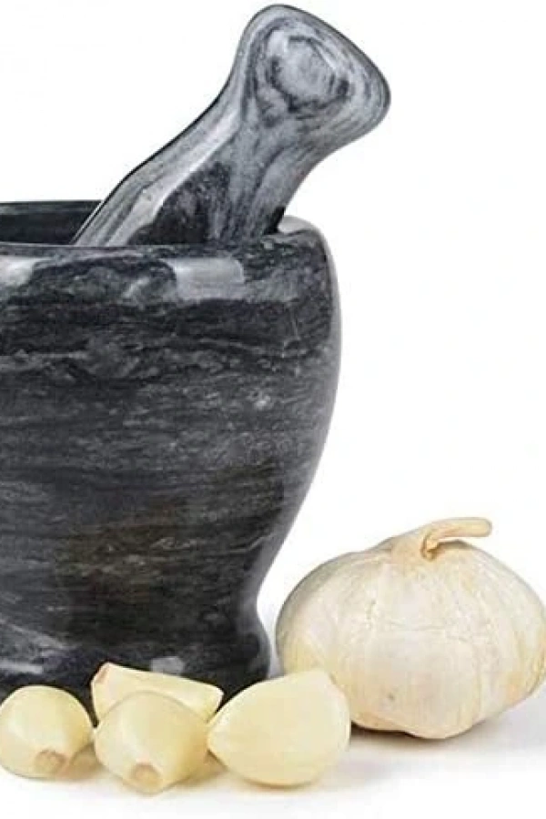 Doğal Cilalı Mermer Havan