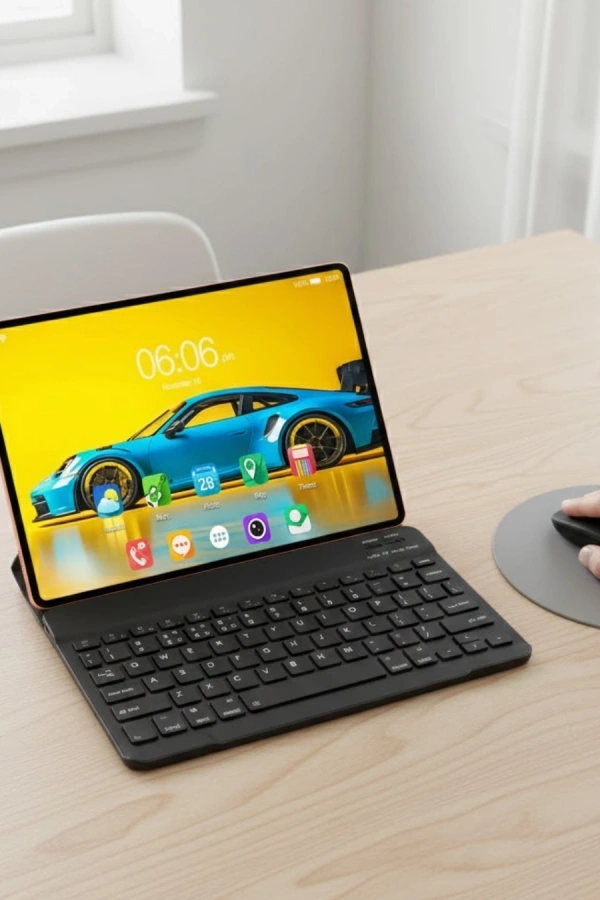 Dokunmatik Android Tablet Klavyeli Kalemli Kılıflı Set