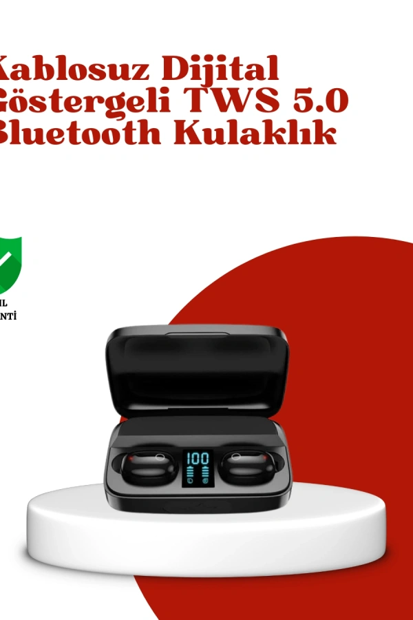 Dokunmatik Kontrollü ABS Malzemeli Bluetooth Kulaklık + Yüksek Kapasiteli Kutu