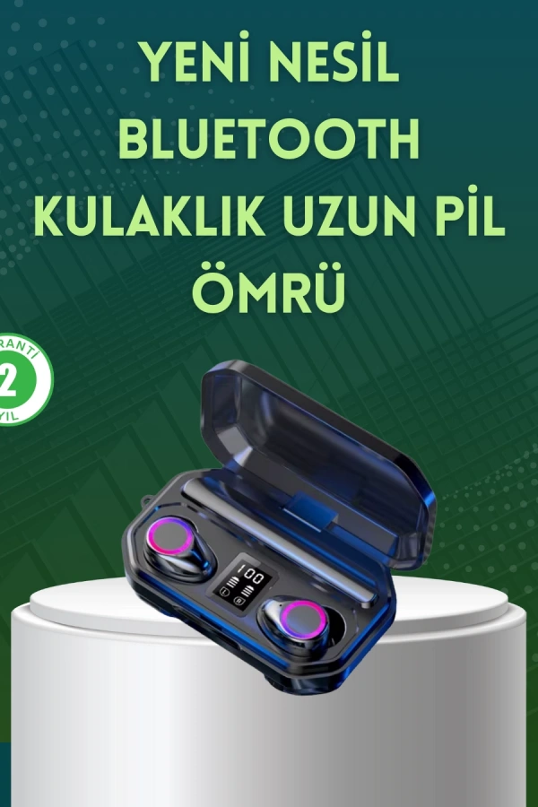 Dokunmatik Kontrollü Bluetooth Kulaklık – Gürültü Engelleme Özellikli