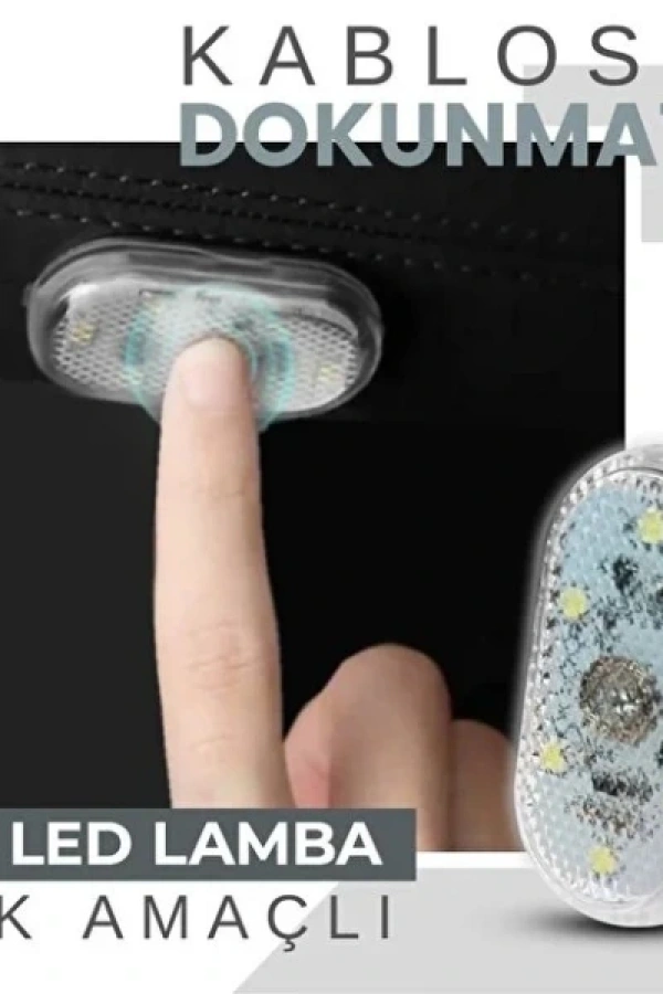 Dokunmatik Mini 6 LED RGB Işık