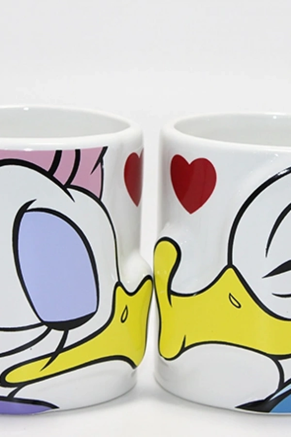Donald Ve Daisy Duck Çift Kupa Bardak Seti