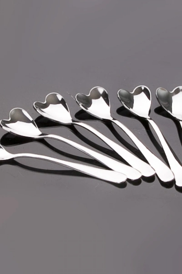 Dondurma Kaşığı - Kalpli (6Adet)