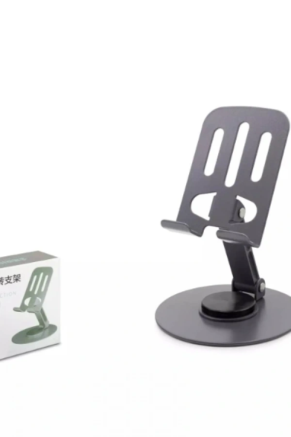 Dönebilir ve Katlanabilir Masaüstü Metal Telefon Tutucu