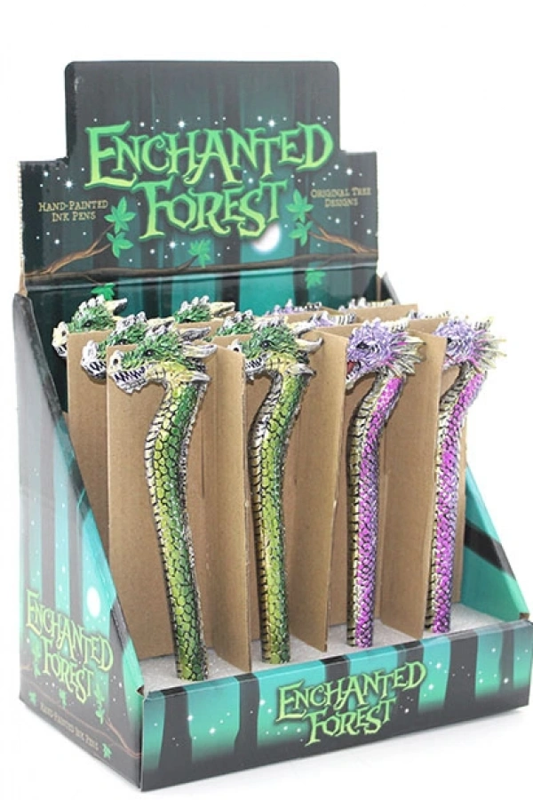 Dragonlu Polyester Tükenmez Kalem