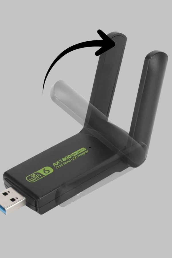 Dual Band USB WiFi Adaptör – 1200 Mbps Hız