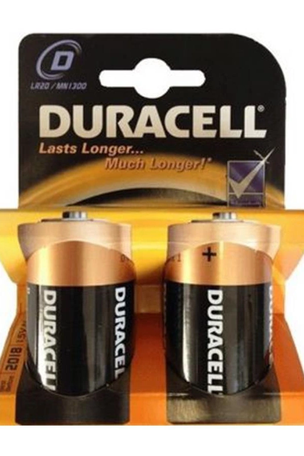 Duracell Alkalin D Büyük Boy Pil 2 li Ambalaj