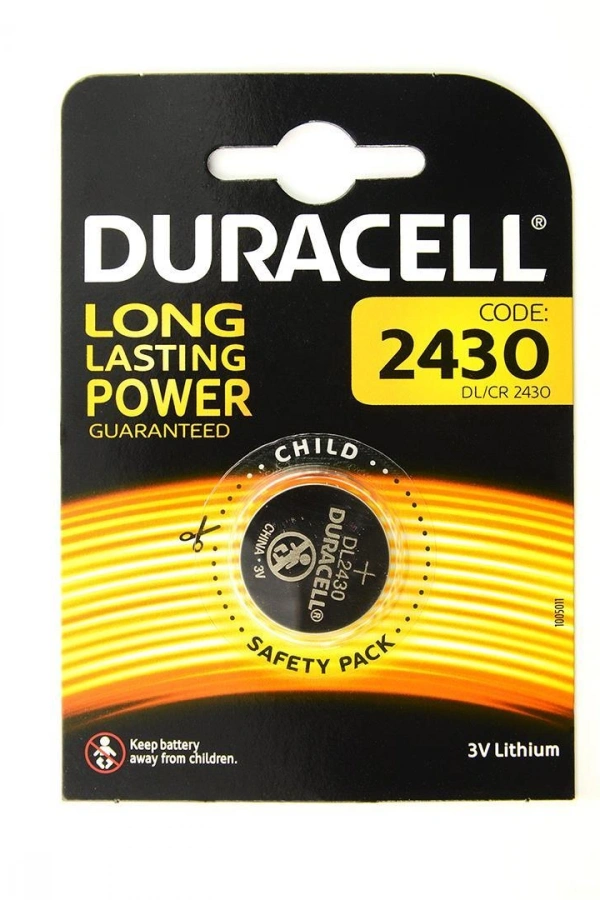 Duracell Yuvarlak Düğme Pil 2430 3 Volt