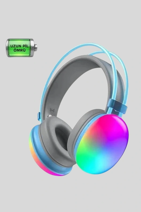 Düşük Gecikmeli Bluetooth 5.3  Kulaklık – RGB Işıklı