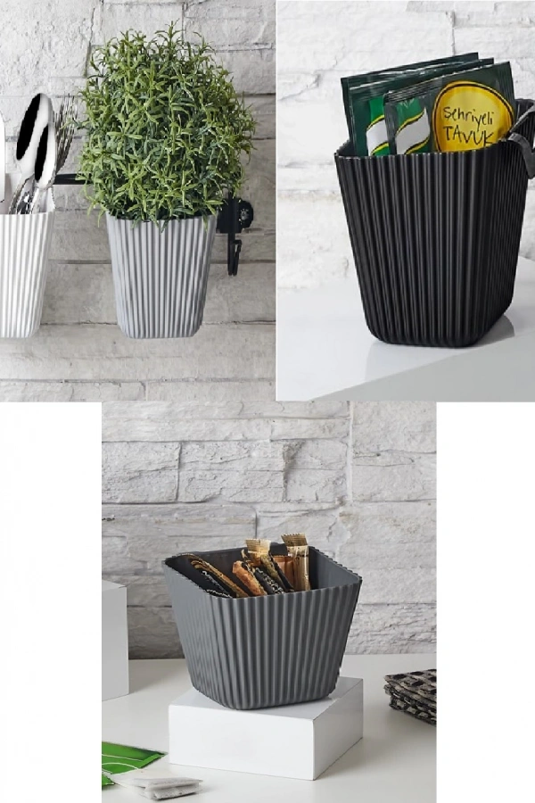 Duvara Asılan Çok Amaçlı Organizer - Saksı