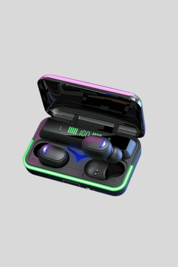 E10 Kablosuz Bluetooth Kulaklık – 3D Ses, Powerbank Şarj Kutusu