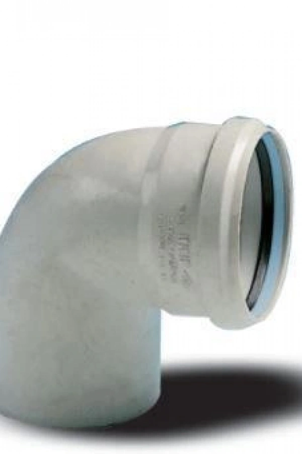 Ege Yıldız 125X90 Pvc Kapalı Dirsek 3,2 mm