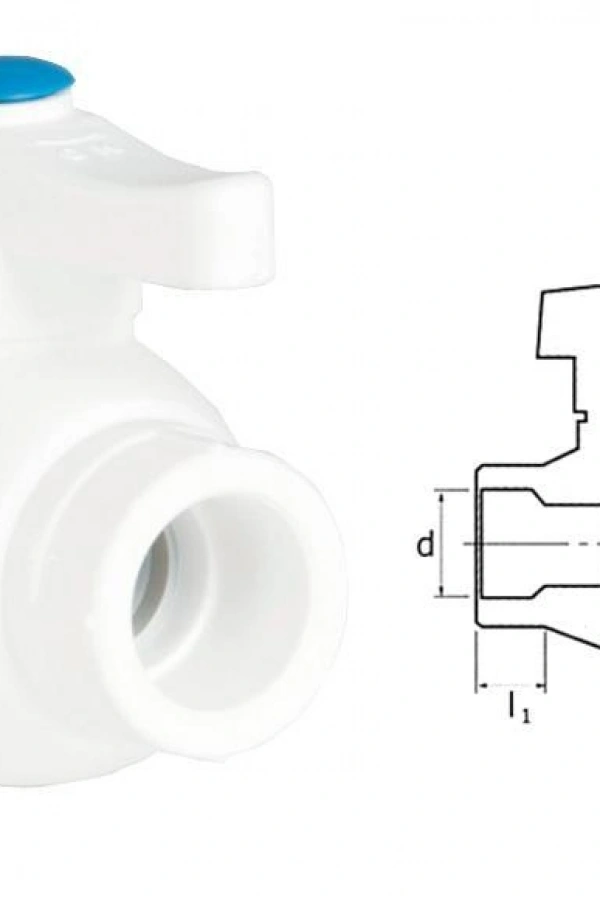 Ege Yıldız PPRC 40 mm Küresel Vana Gri