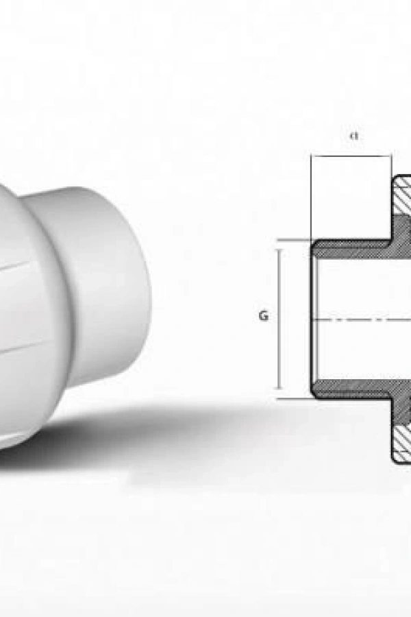 Ege Yıldız PPRC 50X1 1/2 Erkek Adaptör Gri