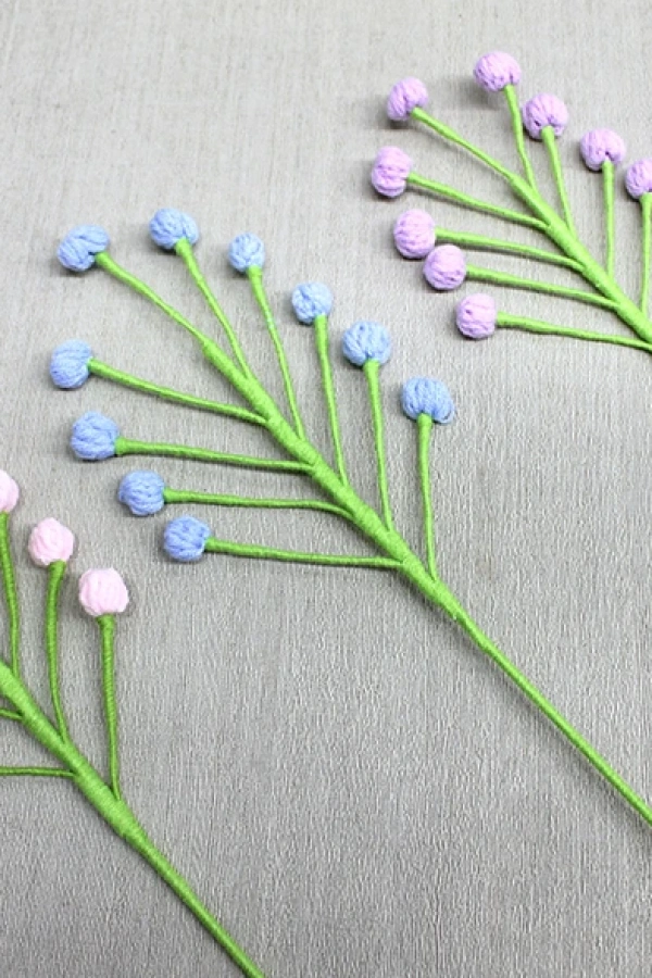 El Örgüsü Dekoratif Tomurcuk Çiçeği