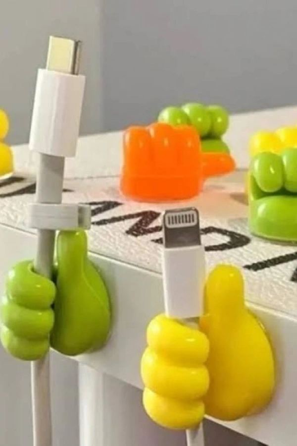 El Şeklinde Kablo Tutucu 10 Adet