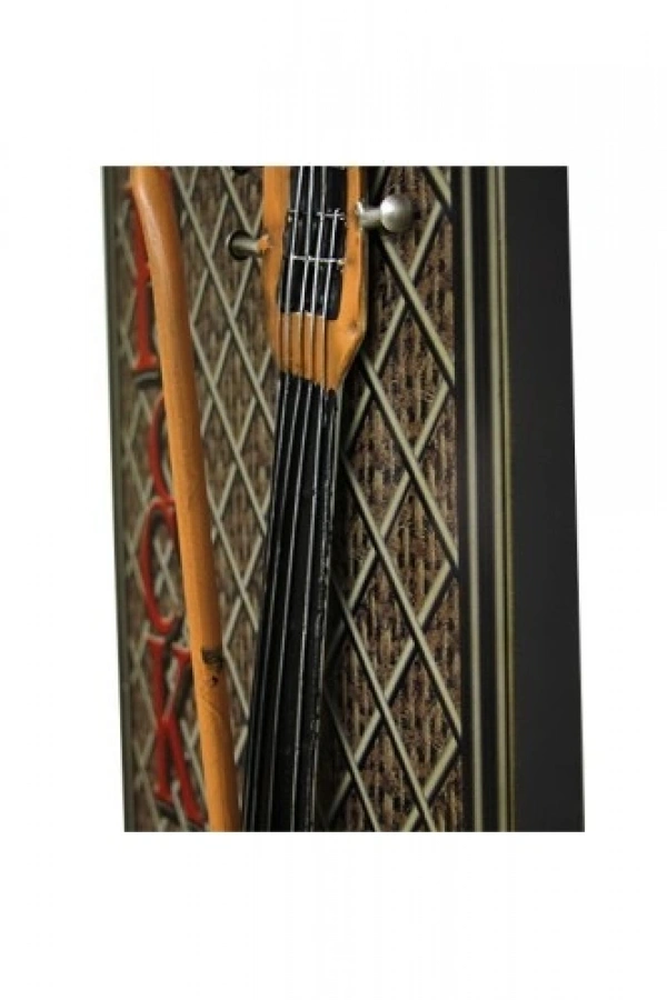 El Yapımı Metal Gitar Tablo Pano