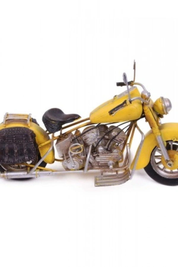 El Yapımı Metal Motosiklet Maketi