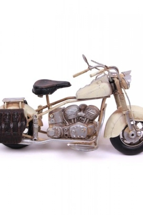 El Yapımı Metal Motosiklet Maketi