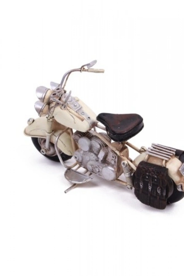 El Yapımı Metal Motosiklet Maketi