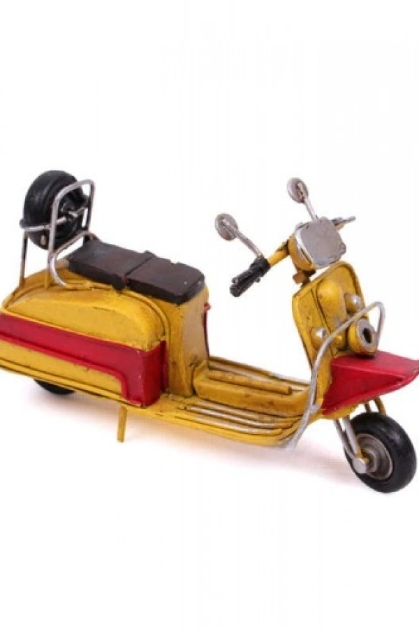 El Yapımı Metal Scooter Maketi