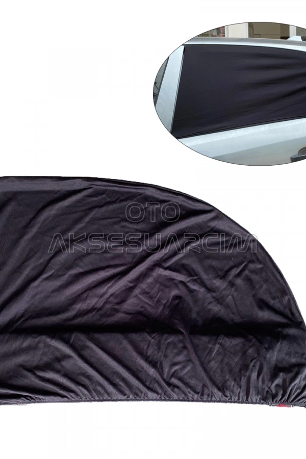 Elastik Oto Yan Cam Bebek Güneşlik Araba Perdesi Hatchback Uyumlu 1 Adet