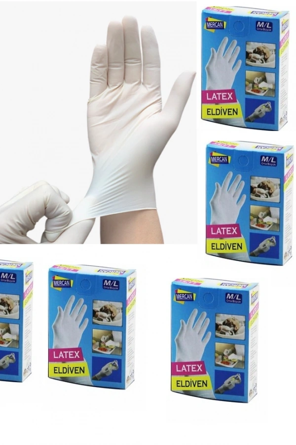 Eldiven Latex Eldiven Muayene Eldiveni S/M 30 Adet