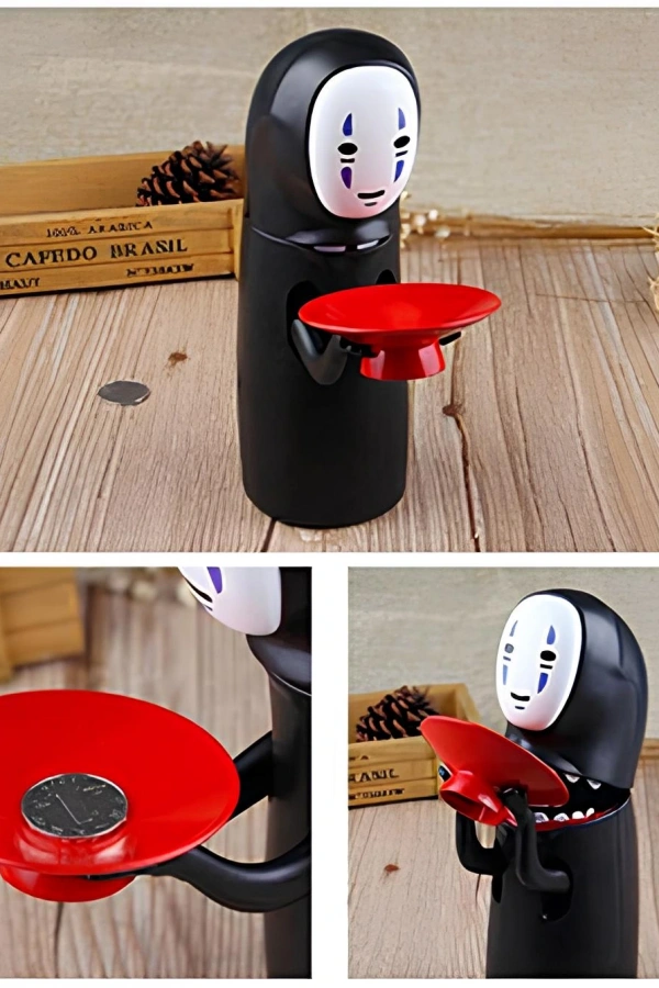 Elektronik Sesli Kumbara No Face Tasarımlı